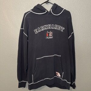 VTG 90s Dale Earnhardt 3  Chase NASCAR Racing Hoodie Sweatshirt XL